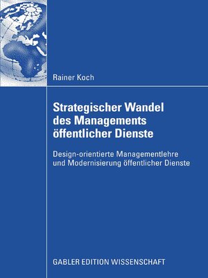 cover image of Strategischer Wandel des Managements öffentlicher Dienste